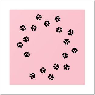 dog paws Posters and Art